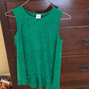 Cabi green sleeveless top